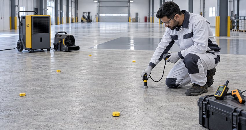 زمان اجرای کفپوش اپوکسی پس از خشک کردن