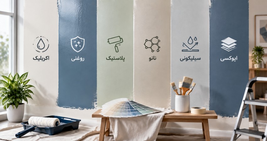 بهترین انواع رنگ قابل شستشو برای دیوار