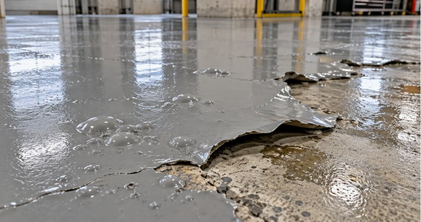 علت حباب یا جدا شدن پرایمر اپوکسی